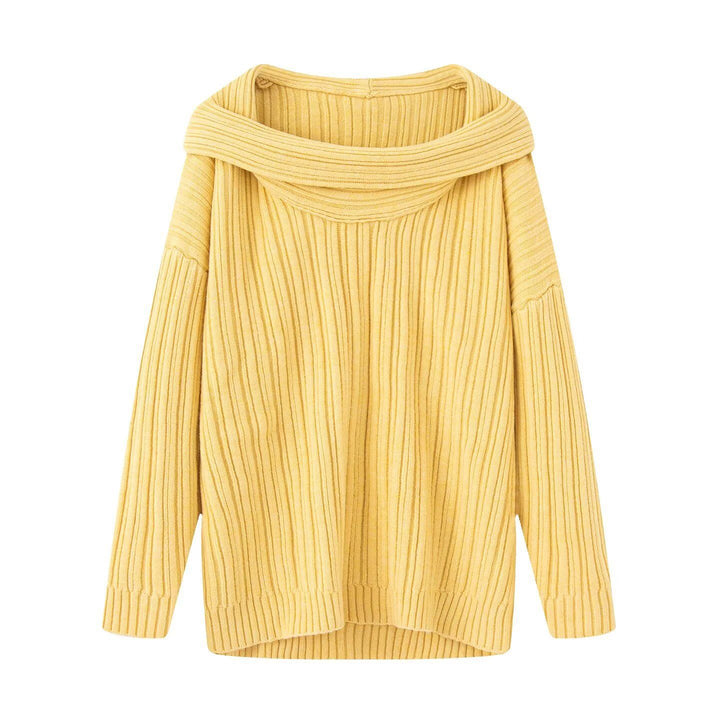 Dame Oversized Strikpullover Stilla