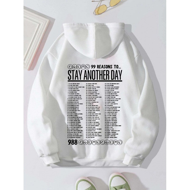 Kvinders hoodie med originalt design og inspirerende budskab Skovae