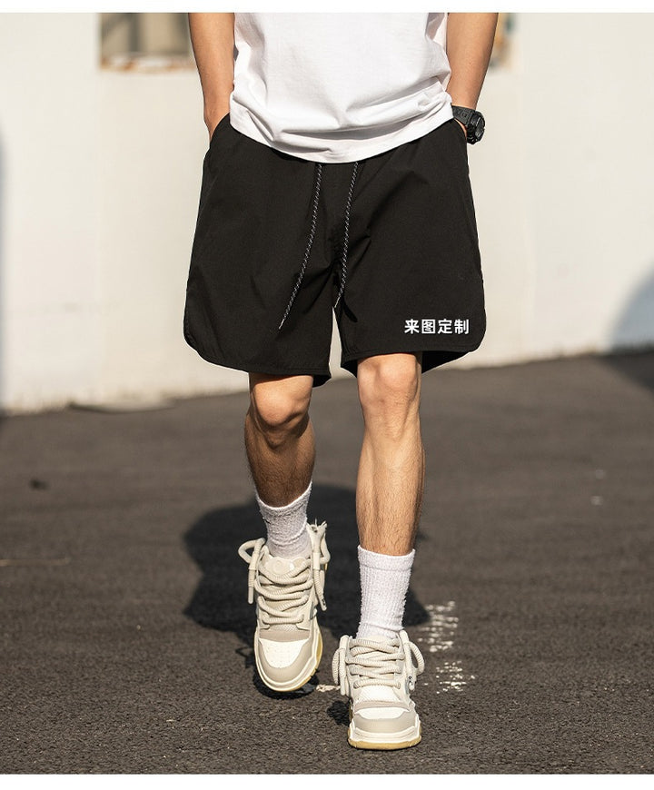 Herrer sporty shorts med elastisk talje og justerbart snoretræk Stilla