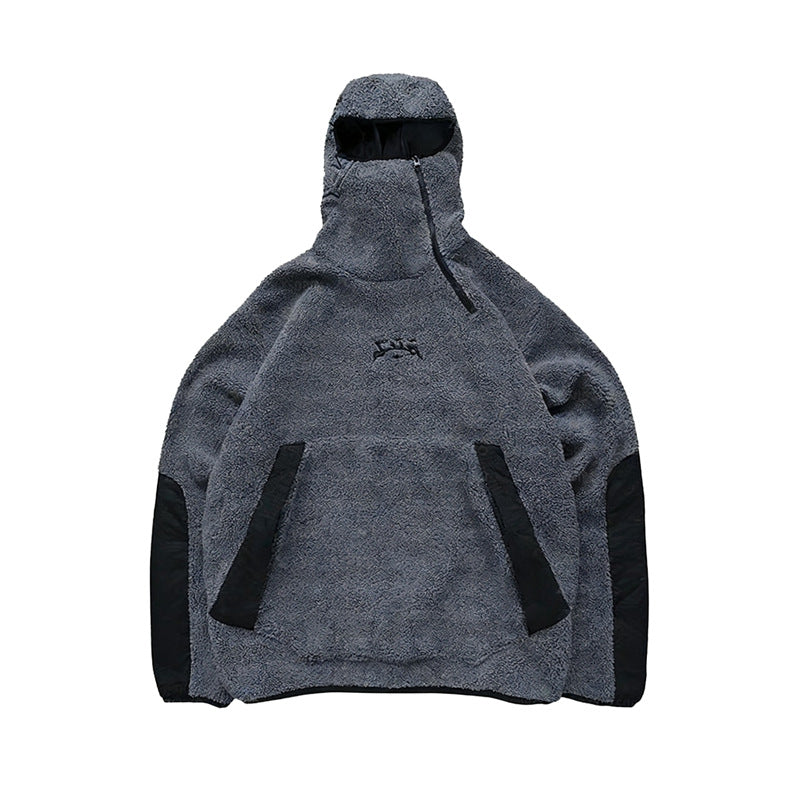 Kvindernes fleece pullover med høj krave og praktiske lommer Stilla