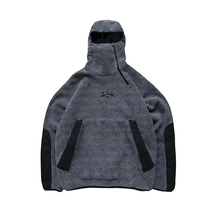Kvindernes fleece pullover med høj krave og praktiske lommer Stilla