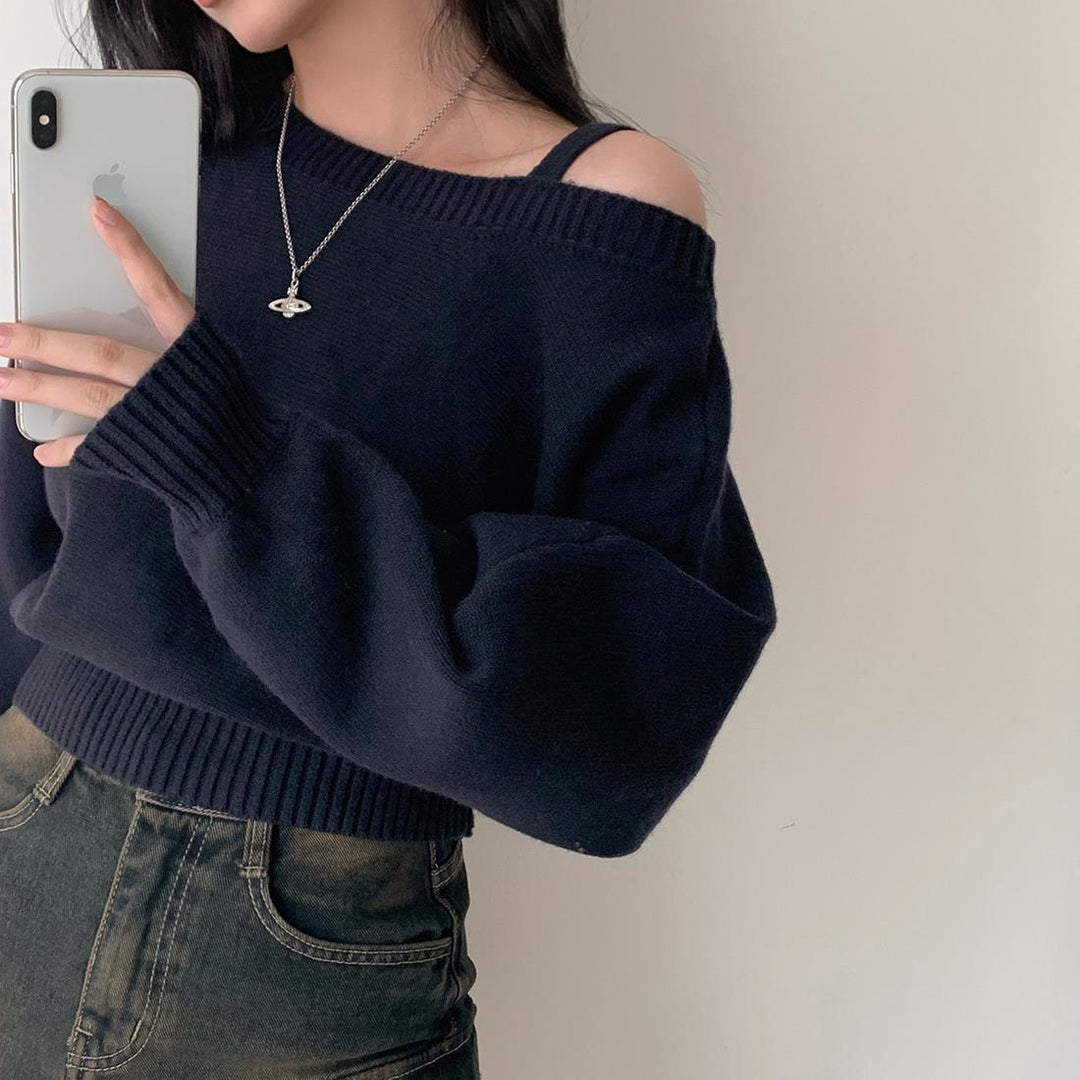 Dame Oversized Strik Sweater Stilla