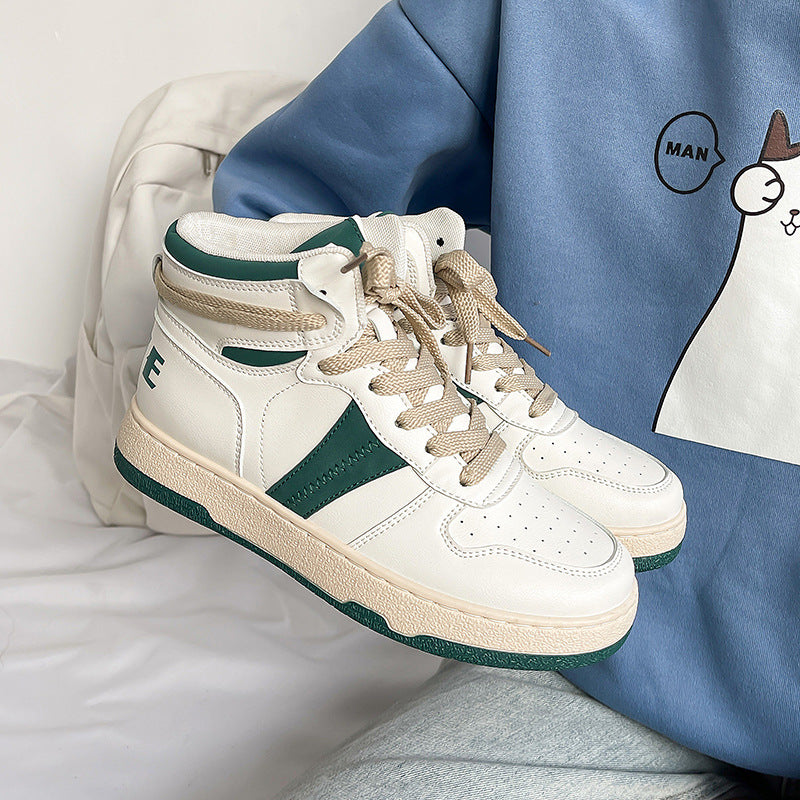 Dame High-Top Sneakers med åndbart overmateriale og dæmpende sål Stilla