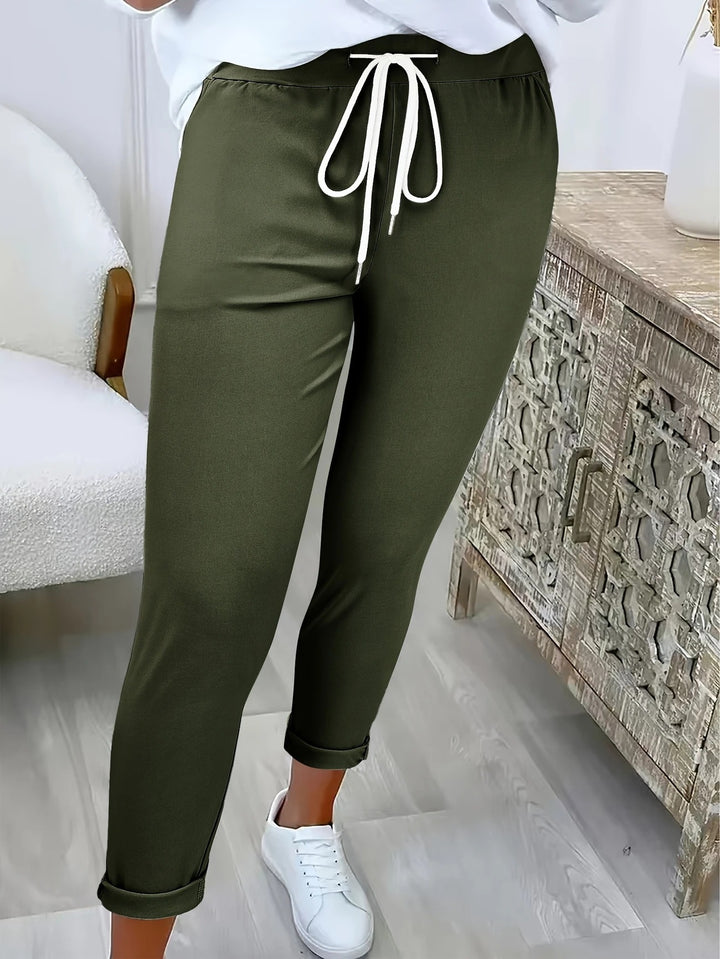 Dame fritids joggingbukser med elastisk talje Stilla
