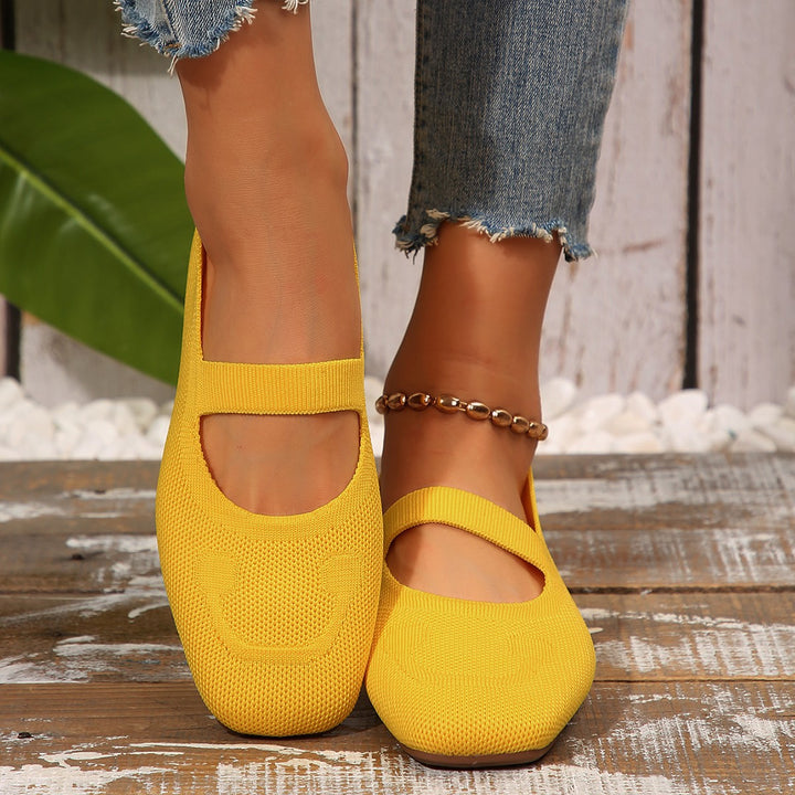 Dame Stilfulde Cutout Sko Flats Stilla