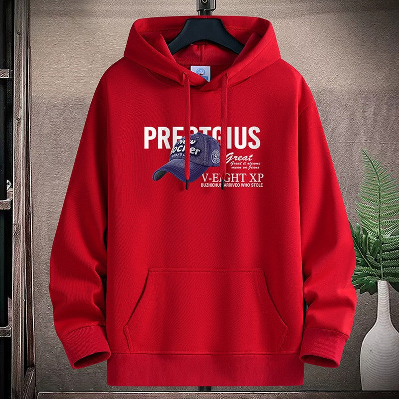Dame Hoodie med kreativt grafisk design og praktiske kængurulommer Skovae