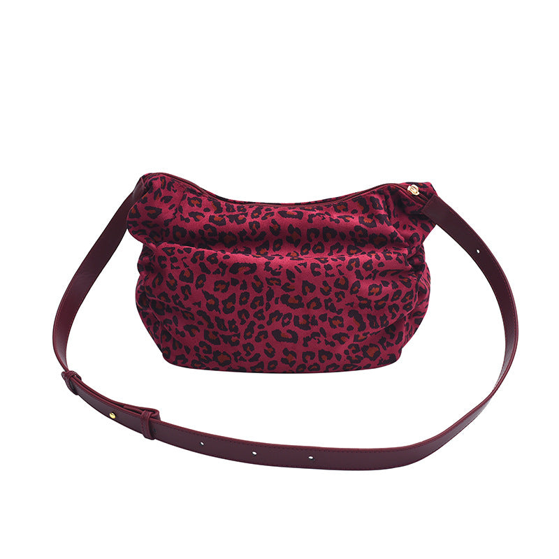 Femme Chic Leopardmønster Slapvogn Stilla