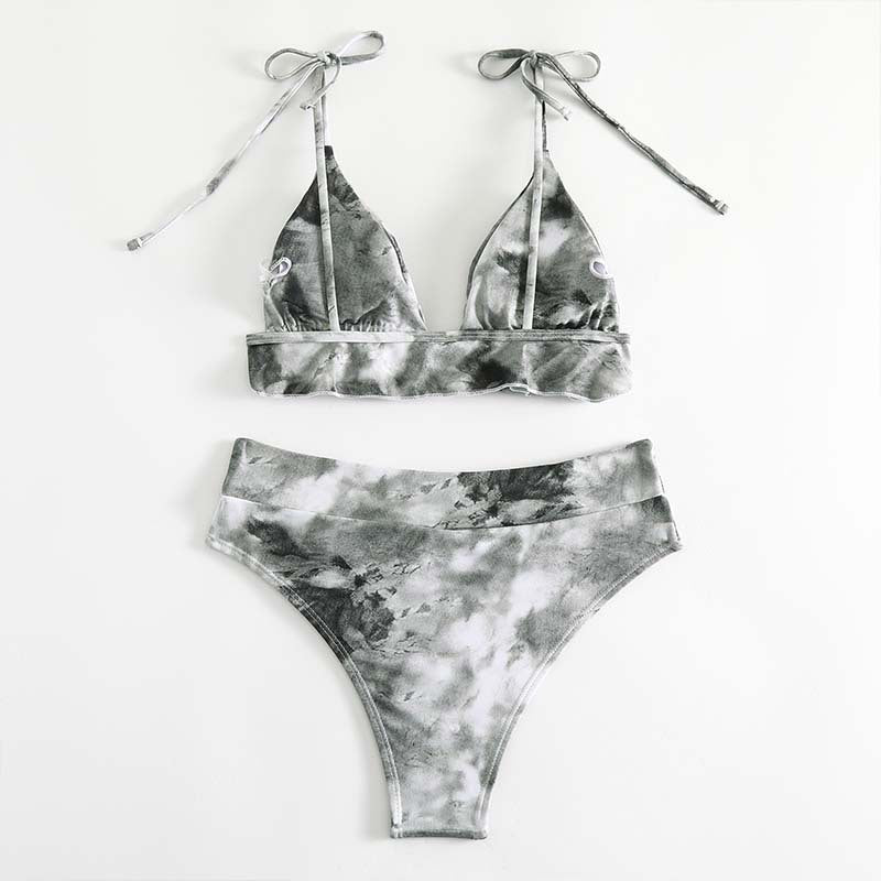 Dame Tie-Back Trekant-Bikini-Sæt Stilla
