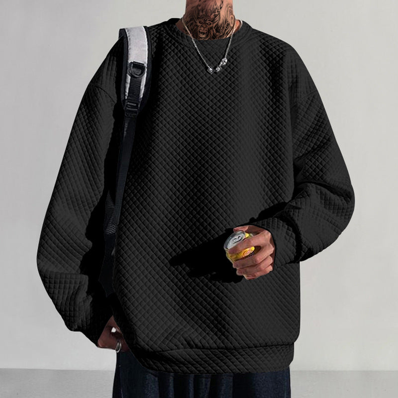 Herrer stilfuld oversized sweater med innovativ struktur og moderne design Stilla