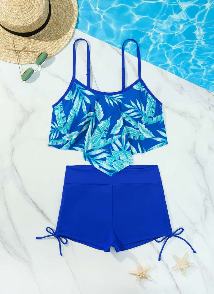 Dame Sporty Crop-top og Shorts Sæt Stilla