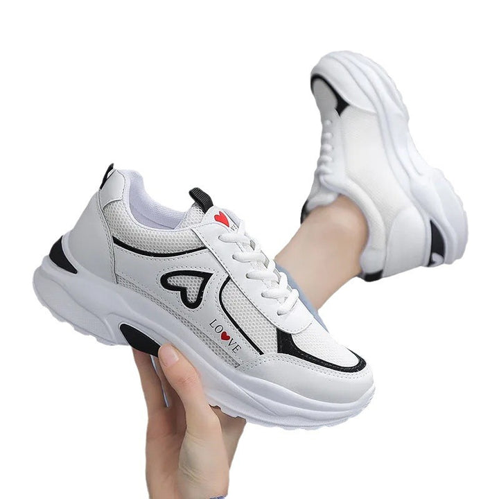 Damer fashionable træningssneakers med åndbart mesh-overdel og komfortabel sål Stilla