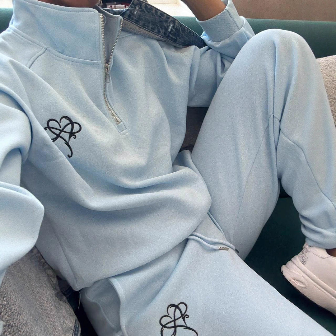 Dame moderigtig sweater med høj krave Stilla
