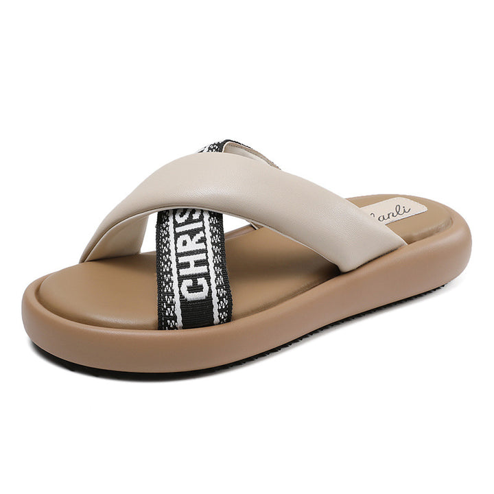 Kvinder Chic Kryds-Strop Sandaler Stilla