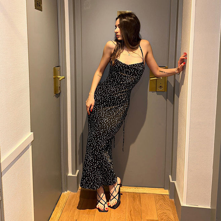 Dame Blomster Bodycon Mini Kjole Stilla