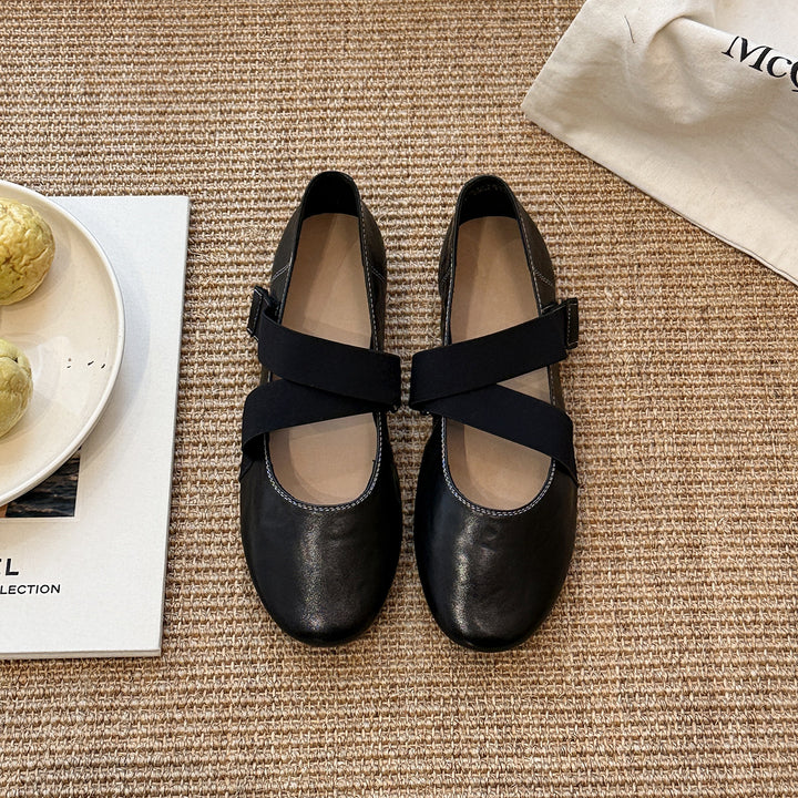 Damer Elegante Krydsrem Ballerinas Stilla