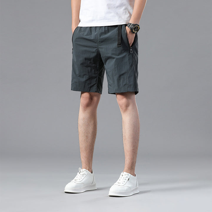 Herre multifunktionelle trekking shorts med elastisk talje og lynlåslommer Stilla