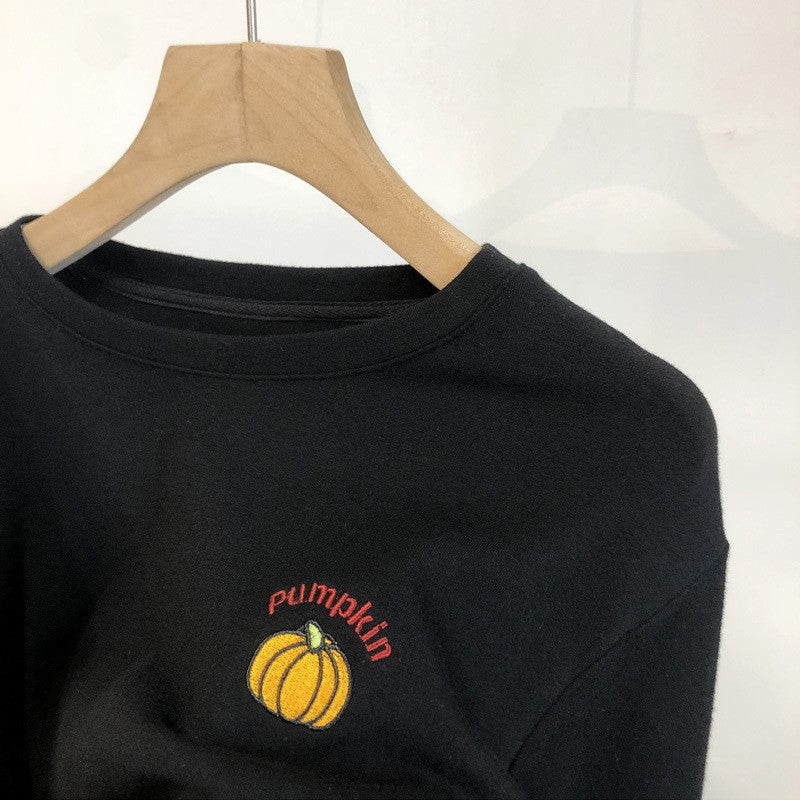 Femme Casual Broderet Sweatshirt Stilla