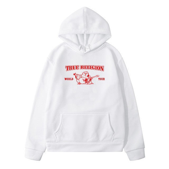 Kvinders hættetrøje med iøjnefaldende logo design Skovae