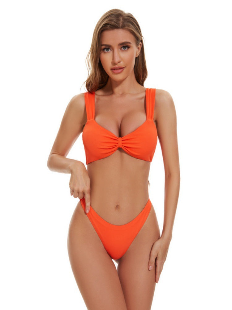 Dame Bikini-sæt med åben vikletuch Stilla