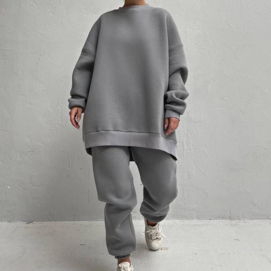 Dame hyggeligt Oversized Sweatpants sæt Stilla