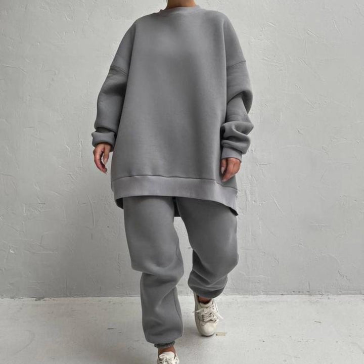 Dame hyggeligt Oversized Sweatpants sæt Stilla