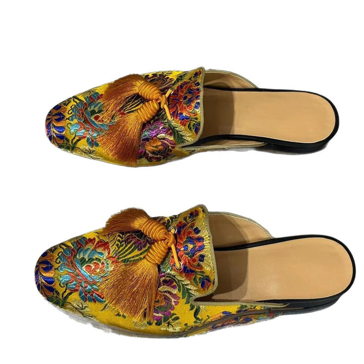 Femme Luxus Broderede Clogs Stilla
