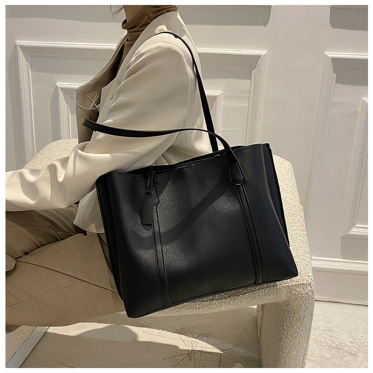 Femme Premium Vegansk Læder Tote Bag Stilla