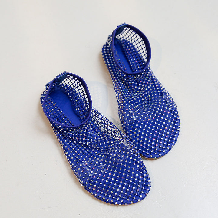 Dame Mesh-Slipper med elastisk rem og luftig struktur Stilla
