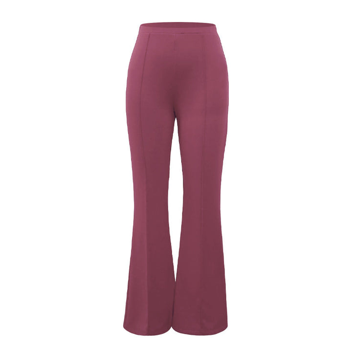 Dame Elegant og farverig Langærmet Bluse med mellemhøj Krave Stilla