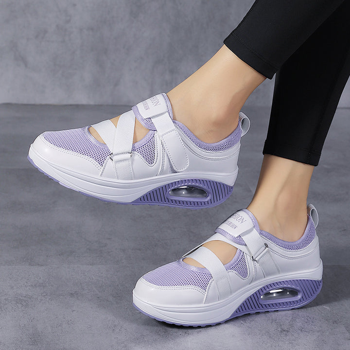 Herrer Let Mesh Komfort Sneakers Stilla