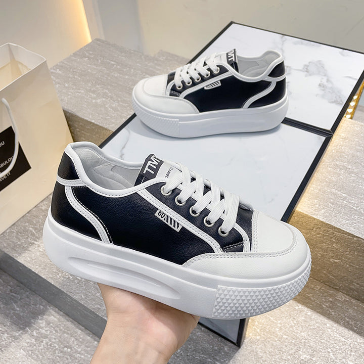 Dame sneakers med tyk sål og trendy design Stilla