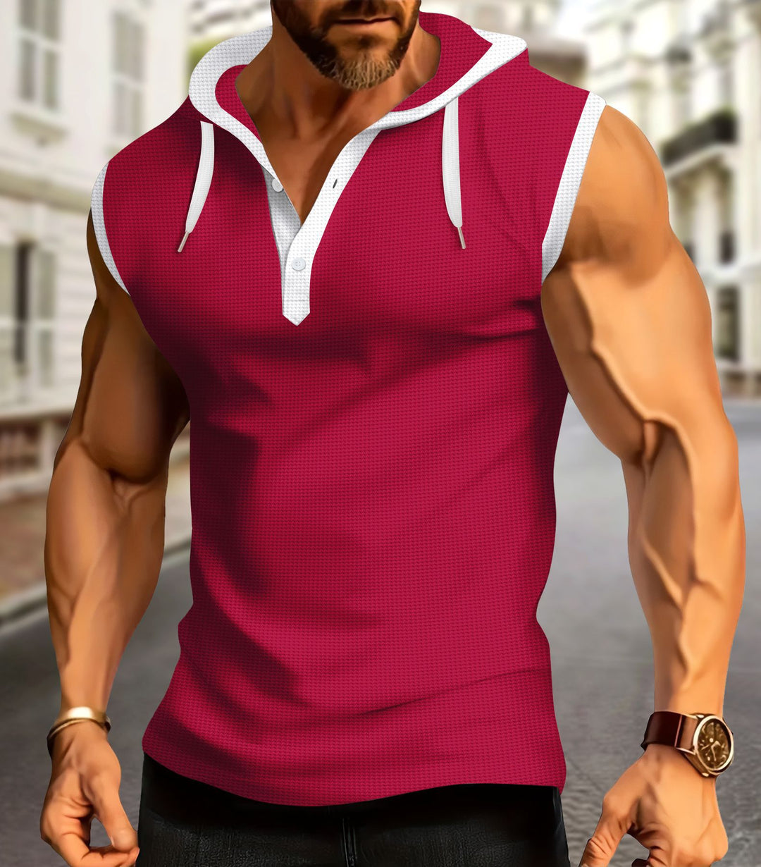 Mænd Kortærmet Hætte Performance Polo Shirt Stilla