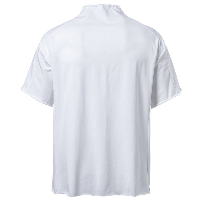 Herrer Højkrave Fritid T-Shirt Stilla