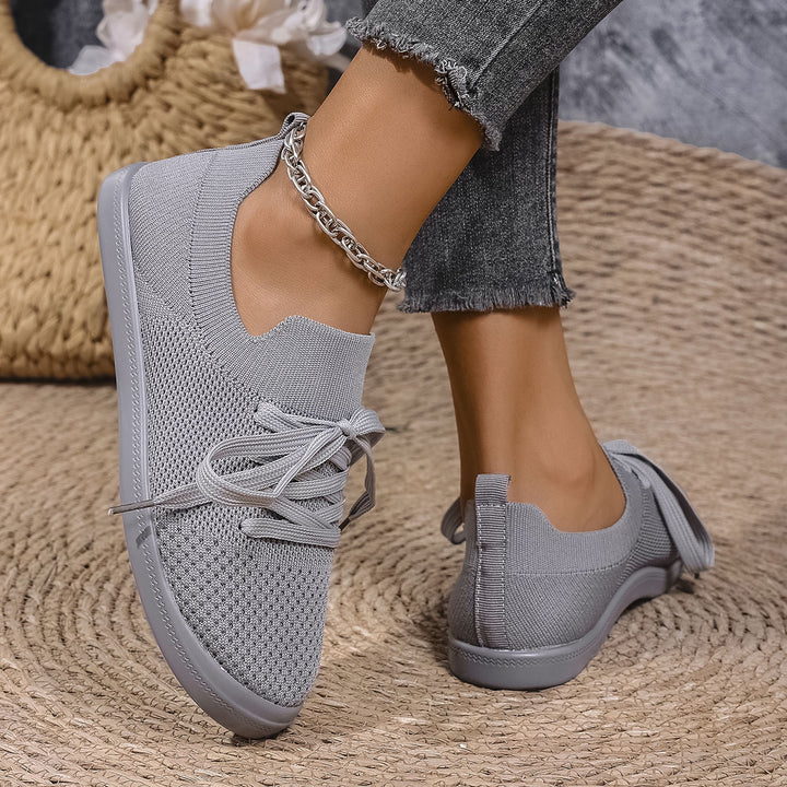 Dame Åndbare Fritids-Sneakers med elastisk Overmateriale Stilla
