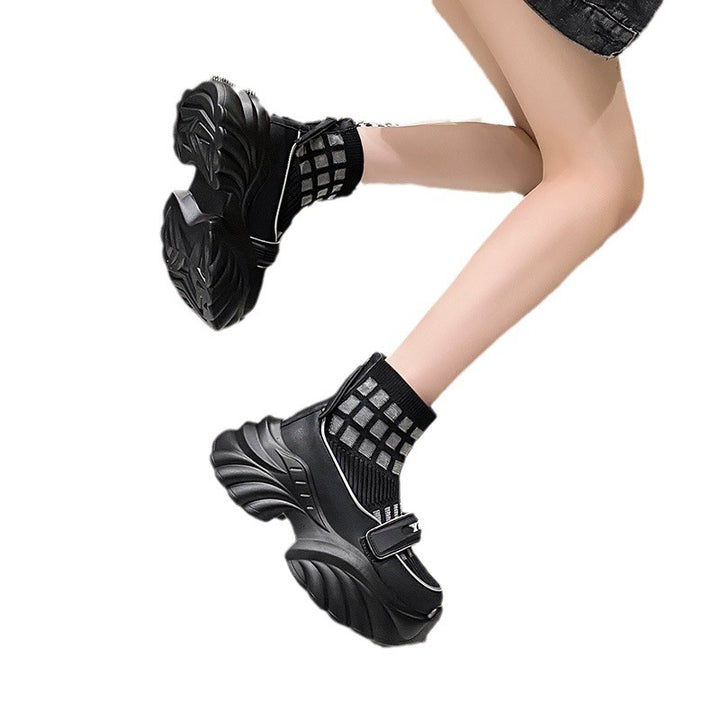 Dame Chunky Sneakersokksko med elastisk overdel og moderne oversized design Stilla