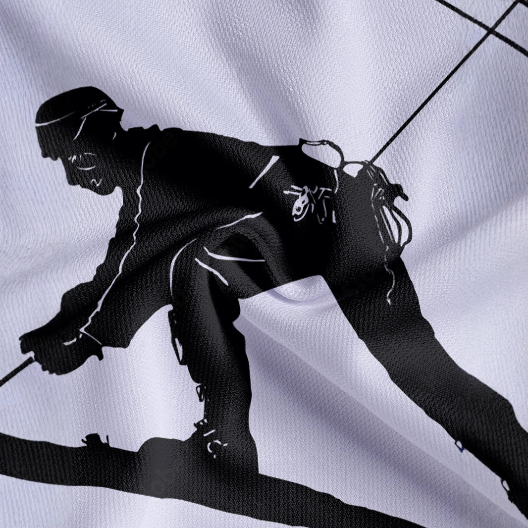 Herrer polo shirt med dynamisk klatredesign og innovativ åndbarhed Stilla