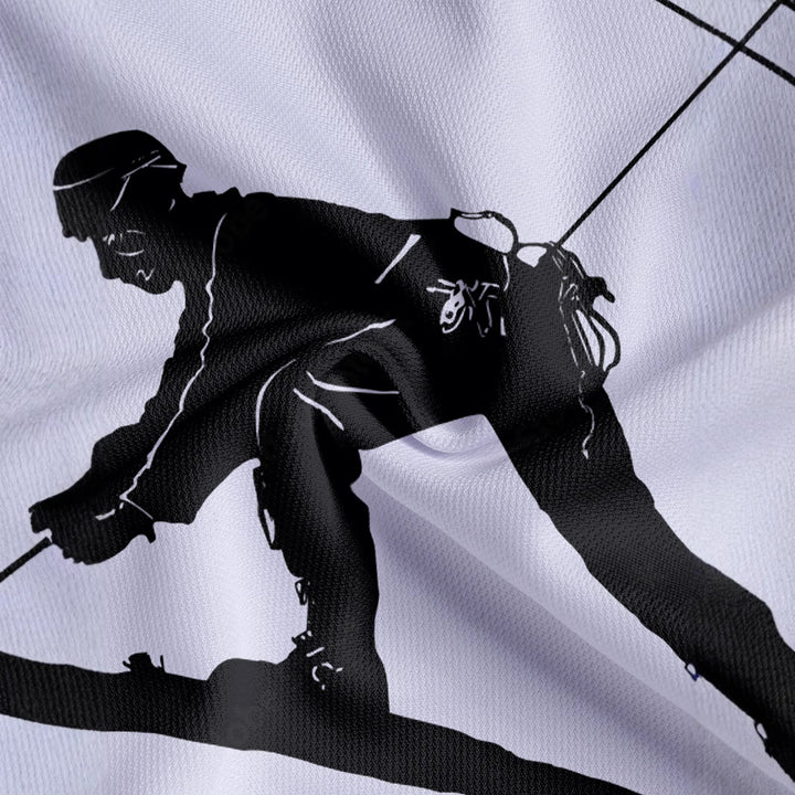 Herrer polo shirt med dynamisk klatredesign og innovativ åndbarhed Stilla