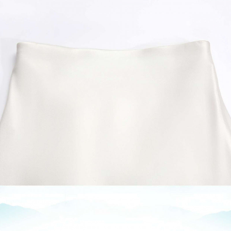 Femme Elegante Satin Slip Skirt Stilla