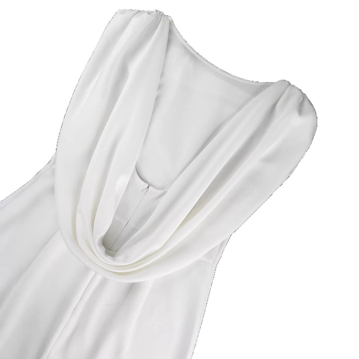 Dame Etuikjole med elegant Drapering Skovae