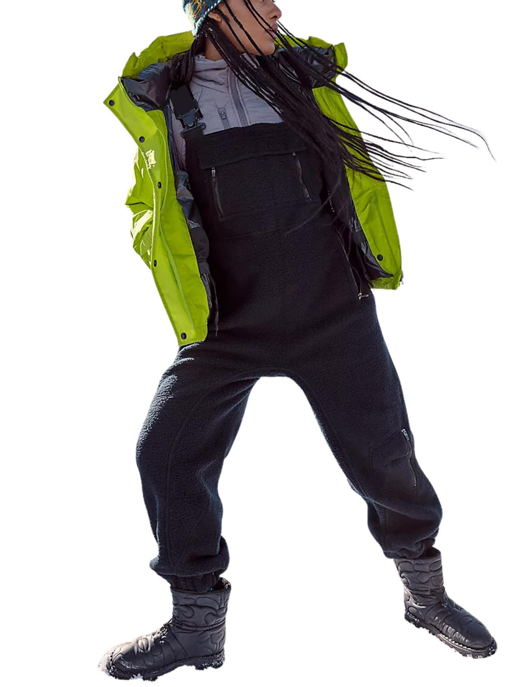 Femme Fleece Utility Bukseoveralls Stilla