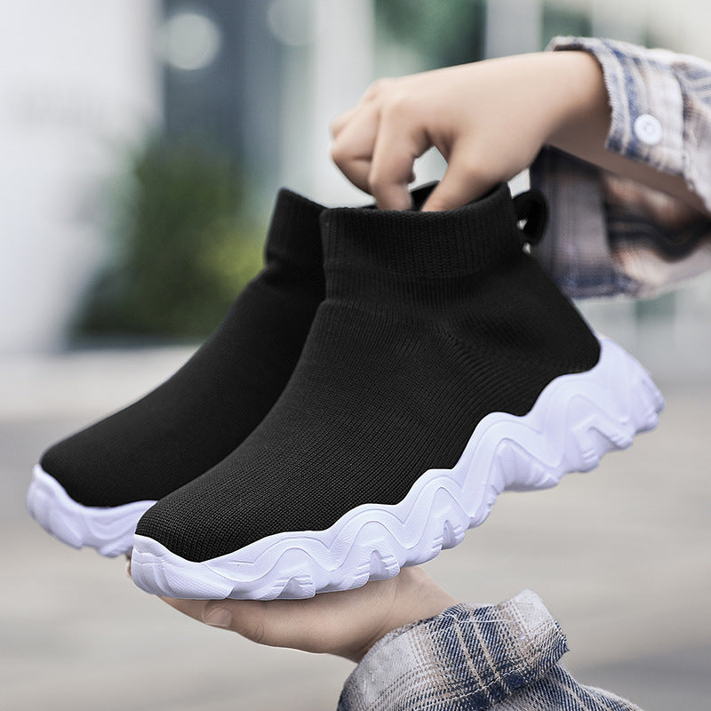 Herre High-Top Sok-Stil Sneakers Stilla