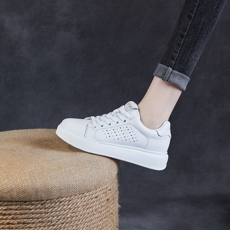 Herrer Casual Læder Snørresneaker Stilla