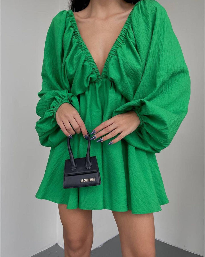 Dame sommerkjole med off-shoulder-design Stilla