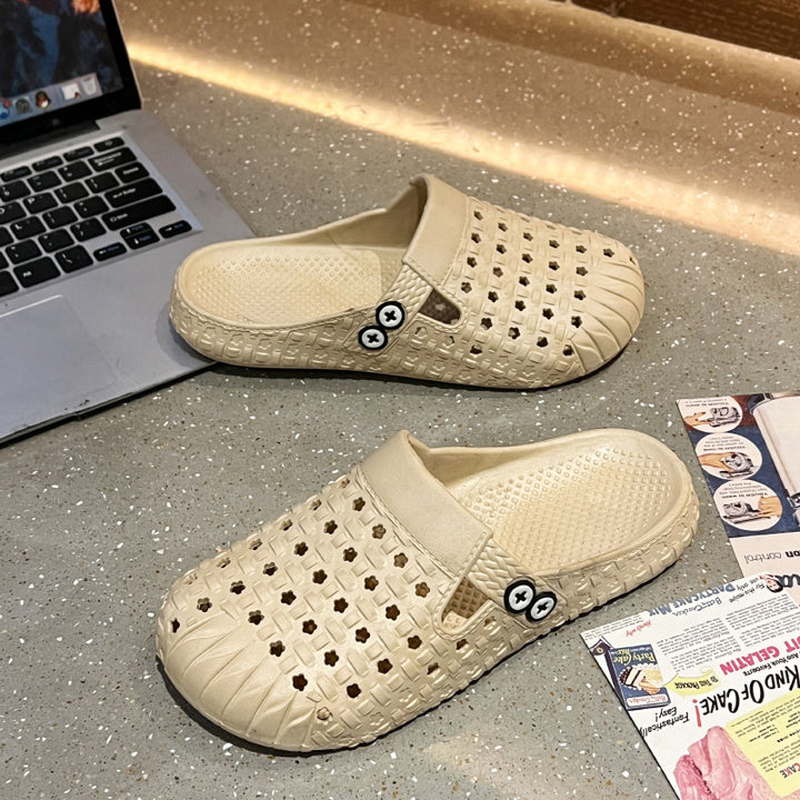 Dame Åndbare og skridsikre Clogs med moderigtig vævdesign Stilla