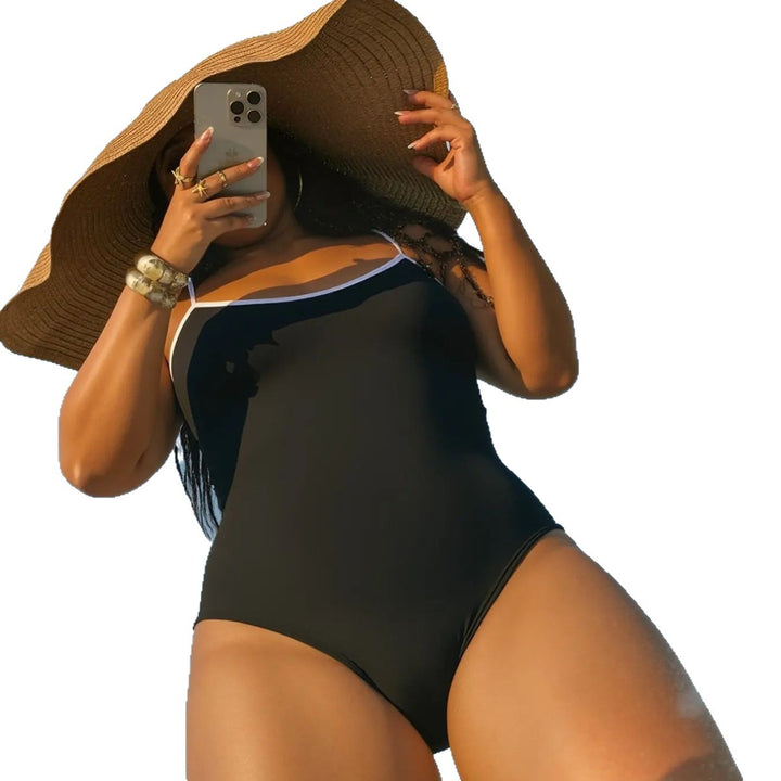 Dame one-piece badedragt med dekorativt rygdesign Skovae