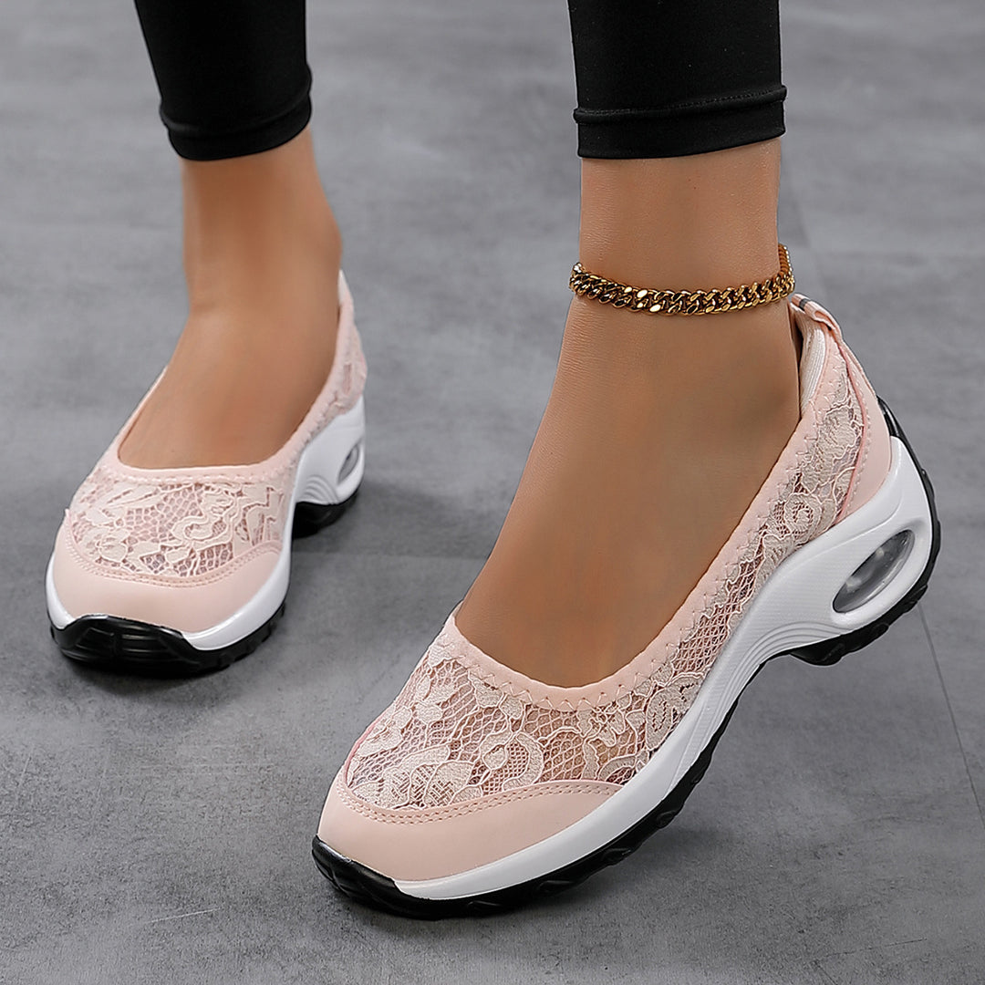 Dame Åndbare Spids Slip-On Sneakers Stilla