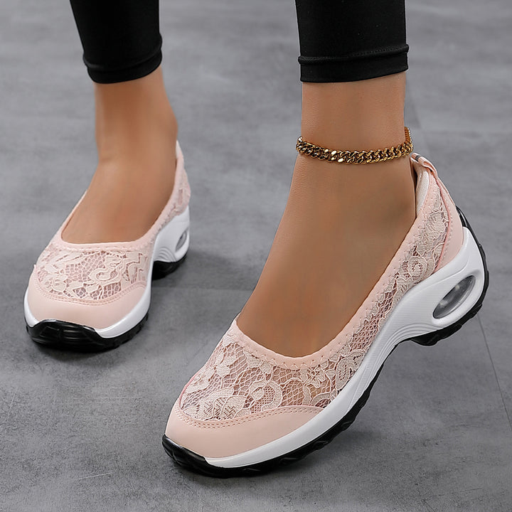 Dame Åndbare Spids Slip-On Sneakers Stilla