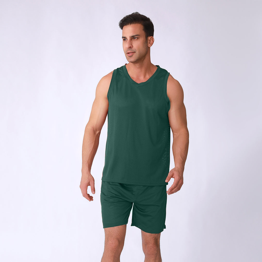 Herre sports top og shorts sæt Stilla