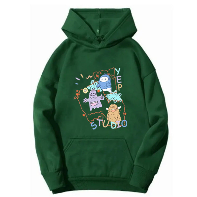 Kvinders hoodie med legende tegneserie design Skovae