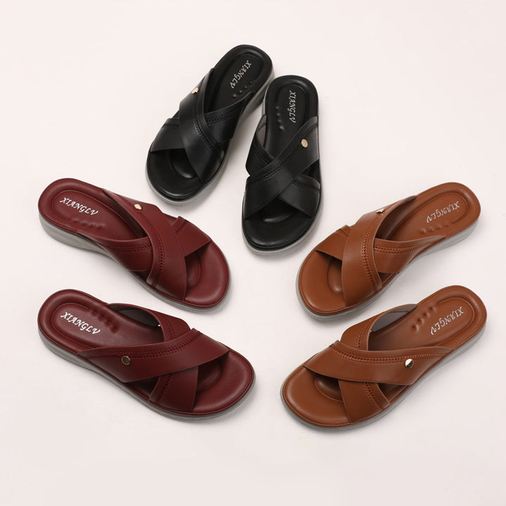 Damer komfortable flip-flops med anatomisk fodseng Stilla